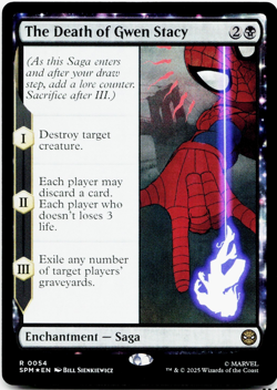The Death of Gwen Stacy (FOIL) - [Marvel's Spider-Man] MTG NM/M 💀 *Ships Now!* - Image 1