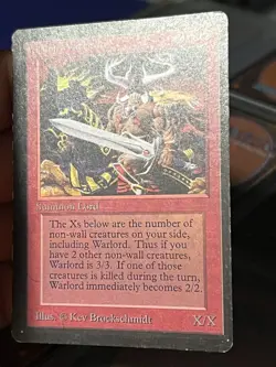 Keldon Warlord LP, English MTG Beta - Image 5