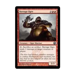 WOTC MtG Scars of Mirrodin Barrage Ogre (U) (x4) NM - Image 1