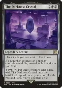 MTG The Darkness Crystal FOIL - FIN Universes Beyond: FINAL FANTASY NM - Image 1