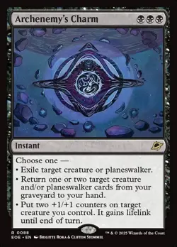 Archenemy's Charm - Edge of Eternities - MTG - Image 1