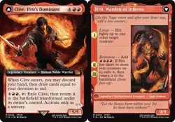 MTG FIN Clive, Ifrit's Dominant Ifrit, Warden of Inferno Foil - Extended - Image 1
