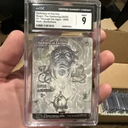 Darkness of Eternity as Dark Ritual (Showcase) Unplayed MTG Final Fantasy CGC 9 - Image 1