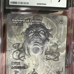 Darkness of Eternity as Dark Ritual (Showcase) Unplayed MTG Final Fantasy CGC 9 - Image 4
