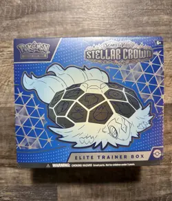 🔥Pokemon TCG Scarlet & Violet Stellar Crown Elite Trainer Box ETB Sealed🔥 - Image 1