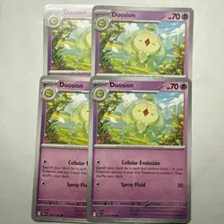 Duosion x4 (playset) 038/086 Black Bolt (BLK en) Common NM pokemon - Image 1
