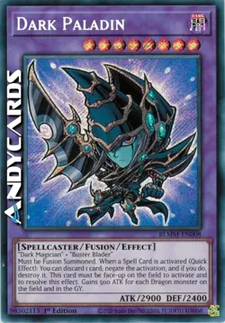 DARK PALADIN • (Paladino Oscuro) • Segreta SP • BLMM EN008 • 1Ed • Yugioh! - Image 1