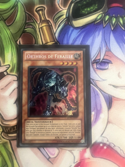 SCRAP ORTHROS FRENCH SECRET RARE EXVC-EN097 FR097 NEAR MINT YUGIOH - Image 1