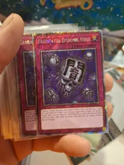 Eradicator Epidemic Virus Yugioh RA03-EN183 Platinum Secret Rare PSR NM - Image 1