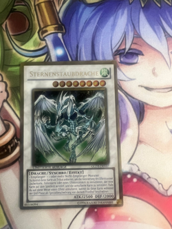 STARDUST DRAGON GOLD RARE GERMAN GLD3-EN037 DE037 NEAR MINT YUGIOH - Image 1