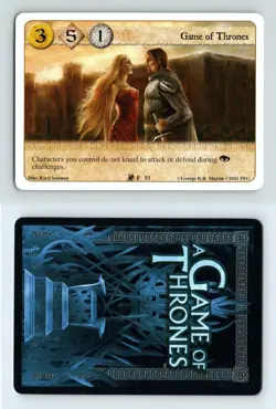 Game Of Thrones #F 53 - A Game Of Thrones Lions Of The Rock 2011 LCG Card - Image 1
