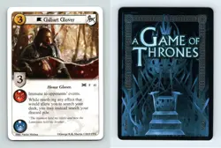 Galbart Glover #F 41 A Game Of Thrones Called By The Conclavet 2010 LCG Card - Image 1