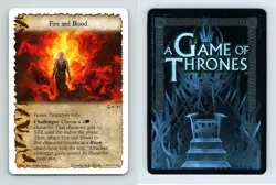 Fire And Blood #F 57 A Game Of Thrones The Pirates Of Lys 2013 LCG Card - Image 1