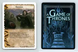 Execution #F 98 A Game Of Thrones The House Of Black & White 2012 LCG Card - Image 1