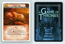 Dragon Egg #F 74 A Game Of Thrones A Harsh Mistress 2012 LCG Card - Image 1