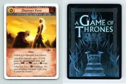 Daenerys's Favor #F 95 A Game Of Thrones Forgotten Fellowship 2013 LCG Card - Image 1