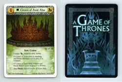 Crown Of Azor Ahai #F 23 A Game Of Thrones Kings Of The Storm 2010 LCG Card - Image 1