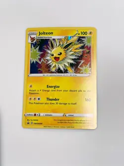 2021 SWSH Pokemon Card Jolteon Holo Promo Nintendo Sword Shield - Image 1