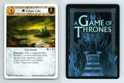 Corpse Lake #F 87 A Game Of Thrones Trial By Combat 2011 LCG Card - Image 1