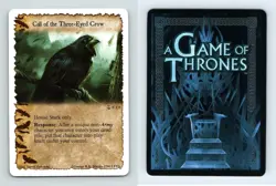 Call Of The Three-Eyed Crow #F 111 A Game Of Thrones A Journey's End LCG Card - Image 1