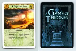 Brightwater Keep #F 2 - A Game Of Thrones The Banners Gather 2013 LCG Card - Image 1