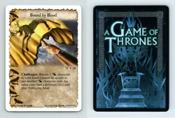 Bound By Blood #F 35 - A Game Of Thrones Kings Of The Storm 2010 LCG Card - Image 1