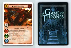 Black Hatchling #F 114 A Game Of Thrones Dreadfort Betrayal LCG Card - Image 1
