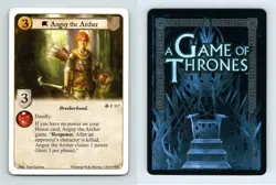 Anguy The Archer #F 117 A Game Of Thrones Dreadfort Betrayal LCG Card - Image 1
