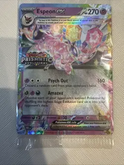 Prismatic Evolutions Surprise Box Sealed Stamped EX Promo Cards - Image 2