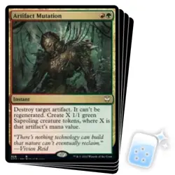 ARTIFACT MUTATION X4 Streets Of New Capenna: Commander Magic MTG MINT CARD - Image 1