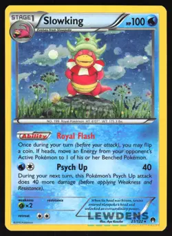 Slowking - 21/122 - Cosmos Holo Promo - XY Break Point - Pokemon Card LP - Image 1