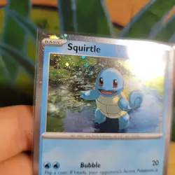 Pokemon TCG Card Squirtle 151 Black Star Promo 048 COSMOS HOLO 2 SWIRL - Image 4