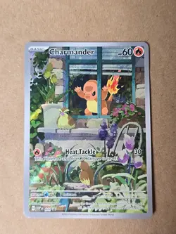 Charmander 044 Sv: Scarlet & Violet Black Star Promo Cards Holo Tcg Rare - Image 1