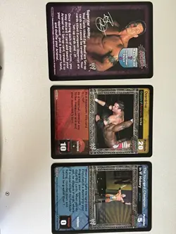 Randy Orto Superstar Card + 2 Starter Cards - WWF/WWE Raw Deal - Armageddon - Image 1