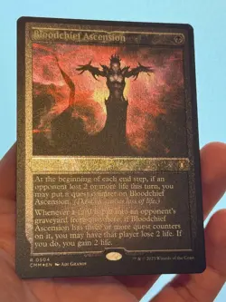 1X ETCHED FOIL Bloodchief Ascension MINT MTG Magic CMM Commander Masters CEDH - Image 3