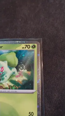 Pokemon Bulbasaur 151 SVP 046 Black Star Promo HD With Swirl - Image 3
