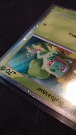 Pokemon Bulbasaur 151 SVP 046 Black Star Promo HD With Swirl - Image 4
