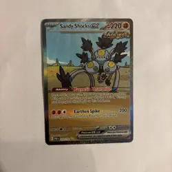 Pokemon TCG Sandy Shocks Paradox Rift 250/182 Holo Illustration Rare Pack Fresh - Image 1