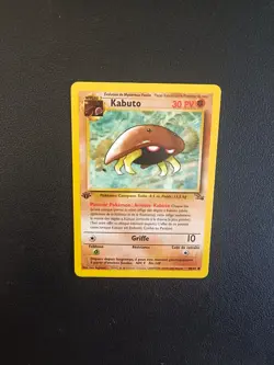 Carte Pokemon Kabuto 50/62 Edition 1 Fossile Wizards FR - Image 1