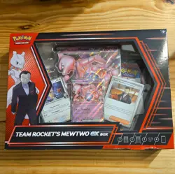 NEW Destined Rivals Pokemon TCG Team Rockets Mewtwo EX Box Sealed - Image 1