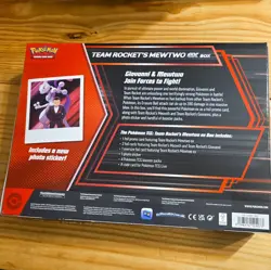 NEW Destined Rivals Pokemon TCG Team Rockets Mewtwo EX Box Sealed - Image 2