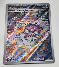 Pokemon Greavard 214/198 Scarlet & Violet Base Set Illustration Rare Holo - Image 4