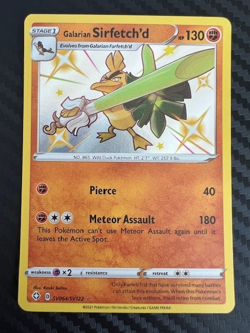 Pokemon TCG Galarian Sirfetch'd SV064/SV122 Shining Fates Shiny Vault NM - Image 1