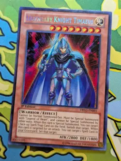 Legendary Knight Timaeus DRLG-EN001 Secret Rare 1st Edition Yugioh - VLP - Image 1