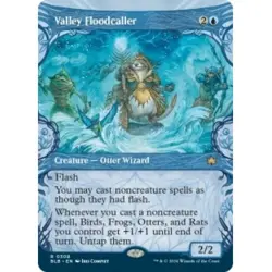 VALLEY FLOODCALLER (SHOWCASE) X4 Bloomburrow BLB Magic MTG MINT CARD - Image 1