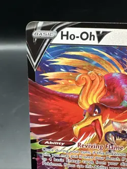 Pokemon TCG Ho-Oh v Silver Tempest Holo Ultra Rare Card 140/195 - Image 2