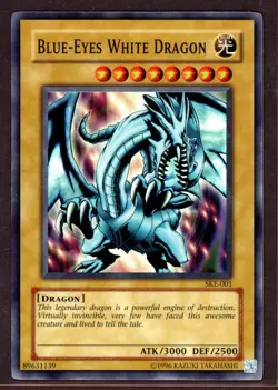 Yu-Gi-Oh! Blue-Eyes White Dragon Card SKE-001 NM - Image 1