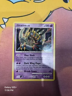 Giratina LV.63 Holo Rare Card #10/127 Vintage, Moderately Played - Image 1