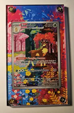 Deerling 165/162 Sawsbuck 166/162 IR Pokemon Extended Case (Cards Included) - Image 2