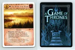 The Womb Of The World #F 74 A Game Of Thrones A Song Of Silence LCG Card - Image 1